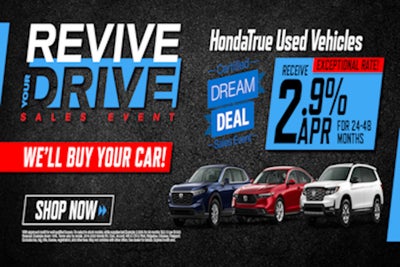 HondaTrue Used Vehicles Dream Deal Sales Event