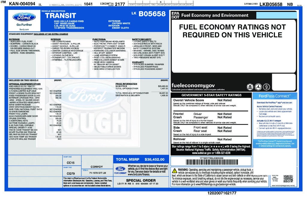 2020 Ford Transit-250 Base