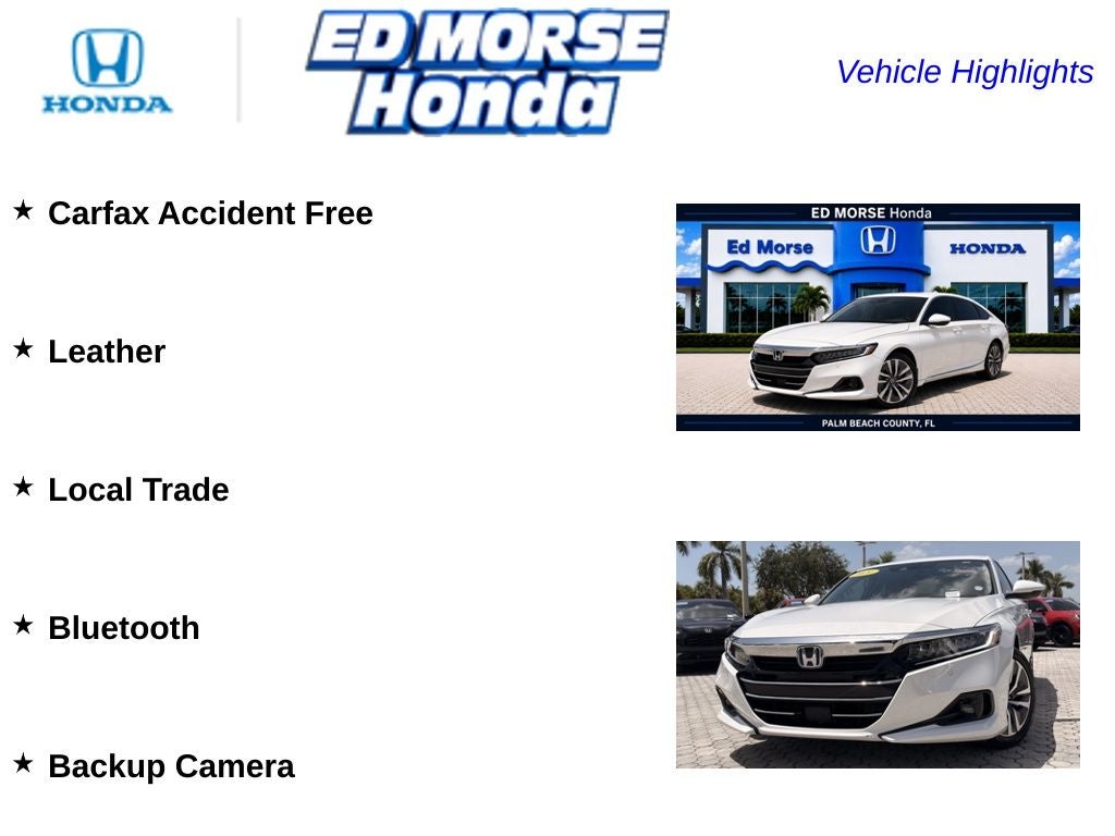 2021 Honda Accord Hybrid EX-L