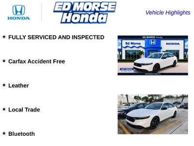 2025 Honda Accord Hybrid Sport-L