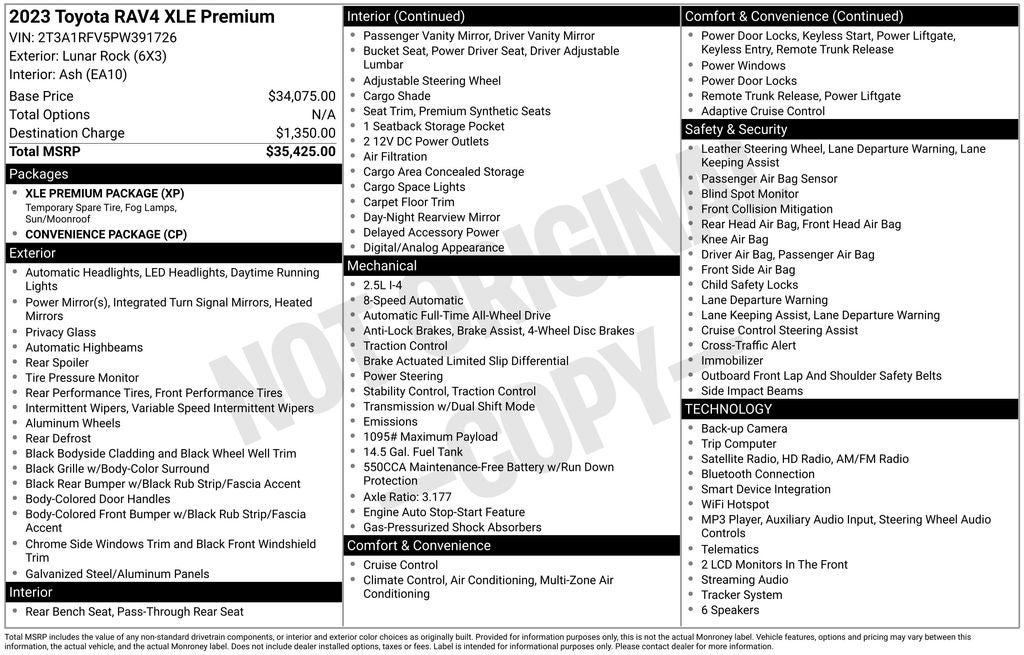 2023 Toyota RAV4 XLE Premium