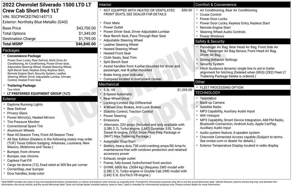 2022 Chevrolet Silverado 1500 LTD LT