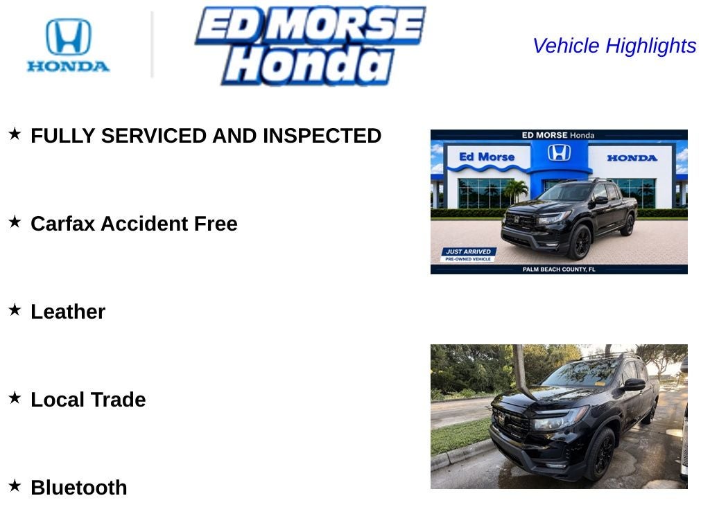 2024 Honda Ridgeline Black Edition