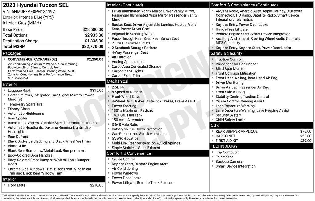 2023 Hyundai Tucson SEL