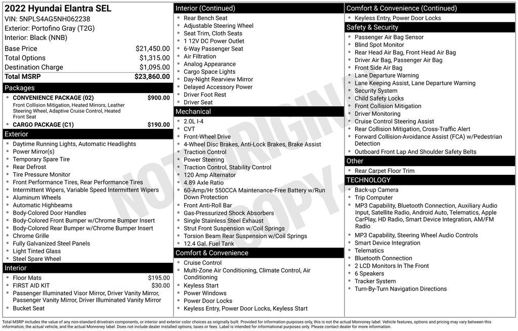 2022 Hyundai Elantra SEL