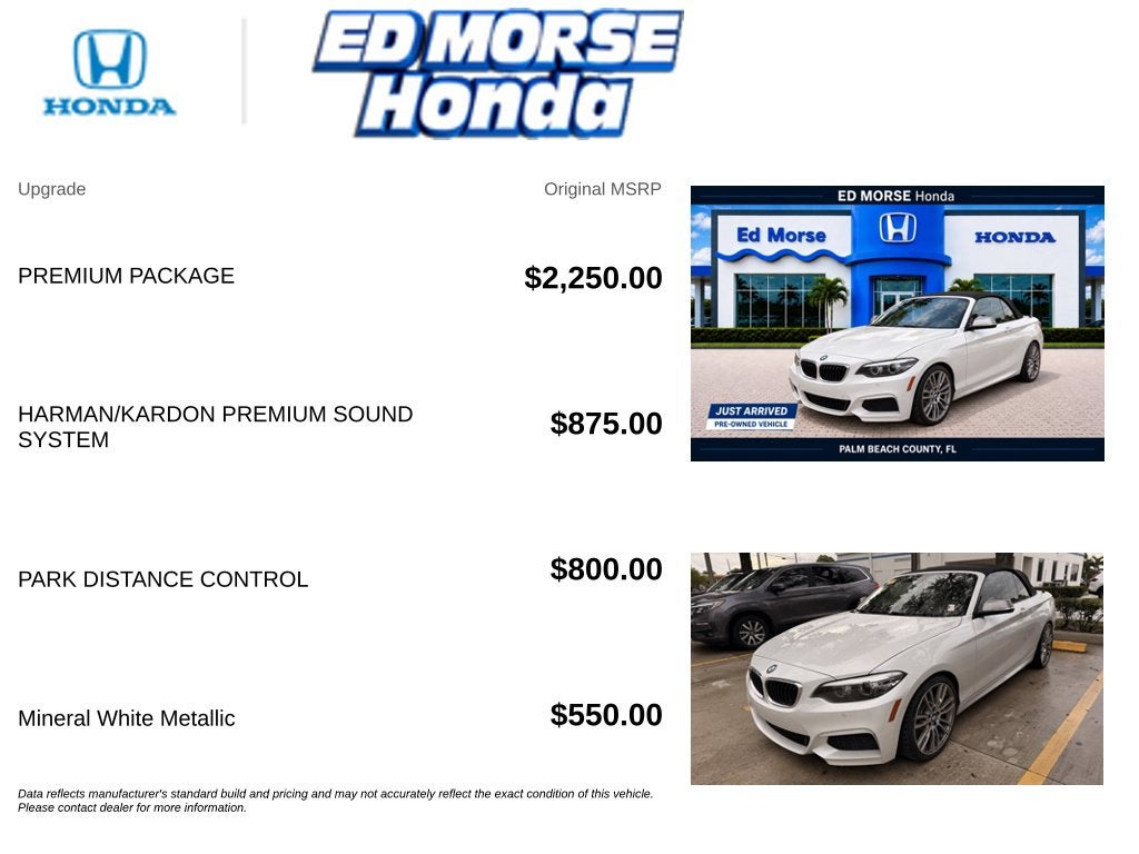 2018 BMW 2 Series M240i