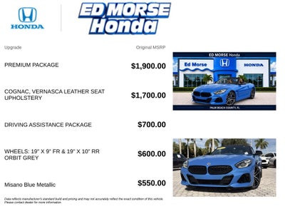 2022 BMW Z4 sDrive M40i
