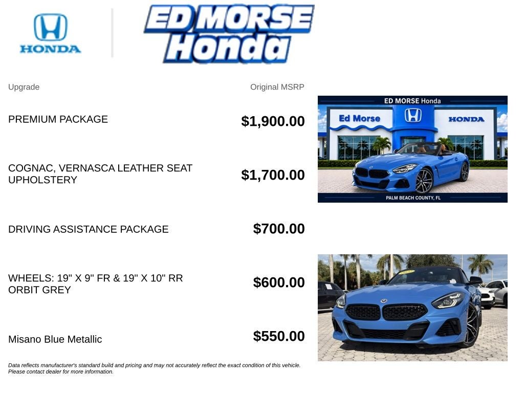 2022 BMW Z4 sDrive M40i