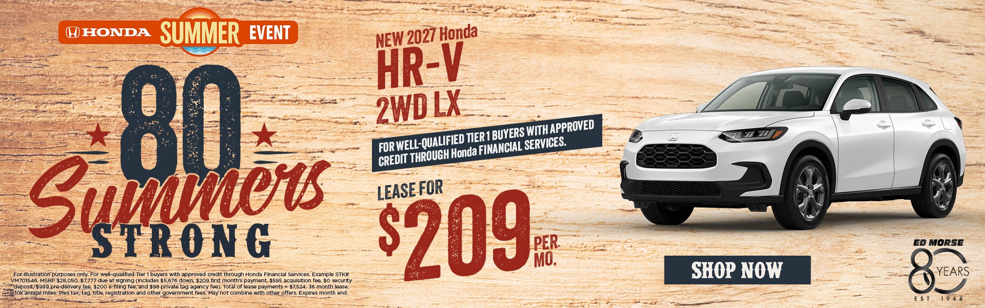 New 2027 Honda HR-V 2WD LX
