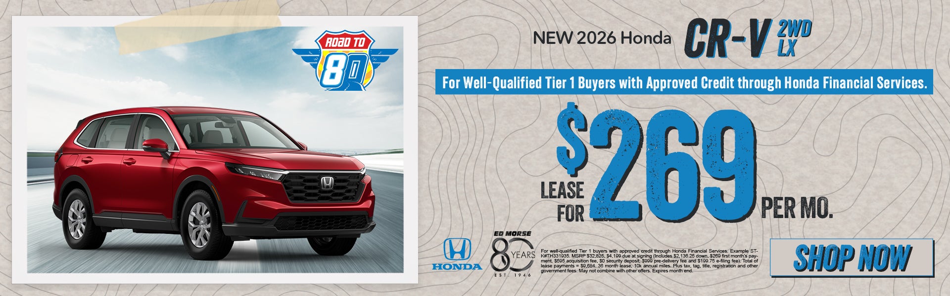New 2026 Honda CR-V 2WD LX