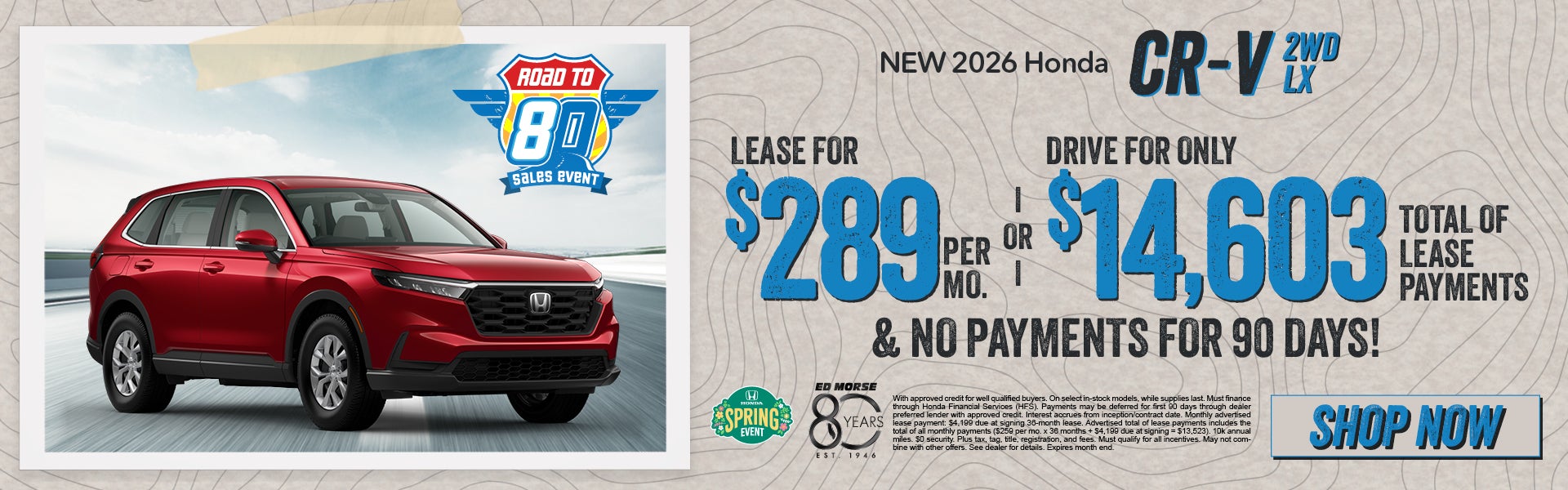 New 2026 Honda CR-V 2WD LX