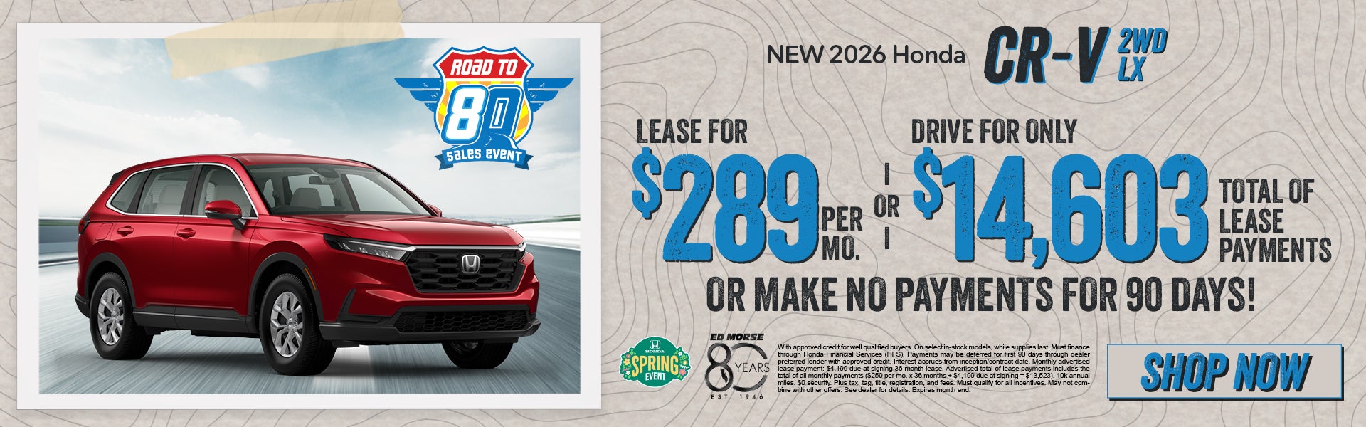 New 2026 Honda CR-V 2WD LX