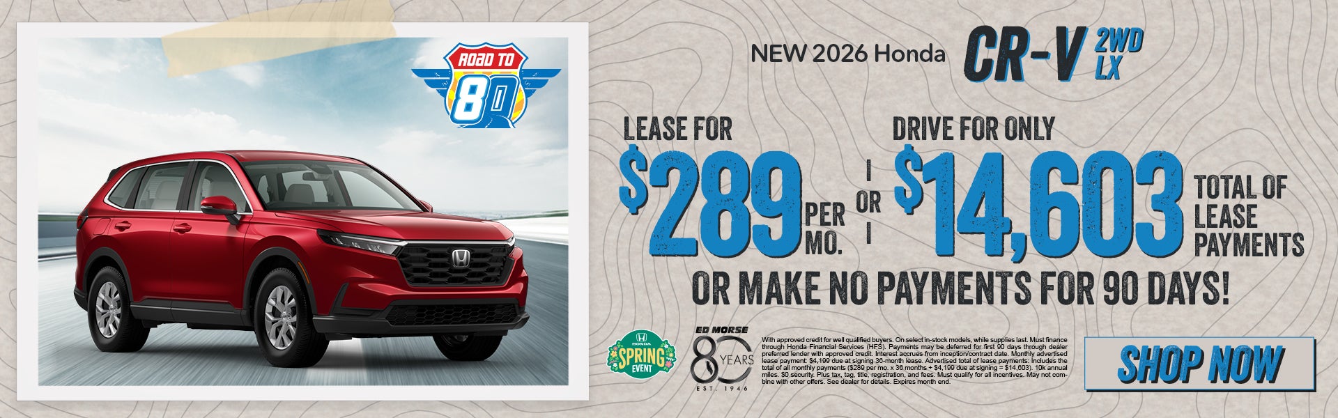 New 2026 Honda CR-V 2WD LX