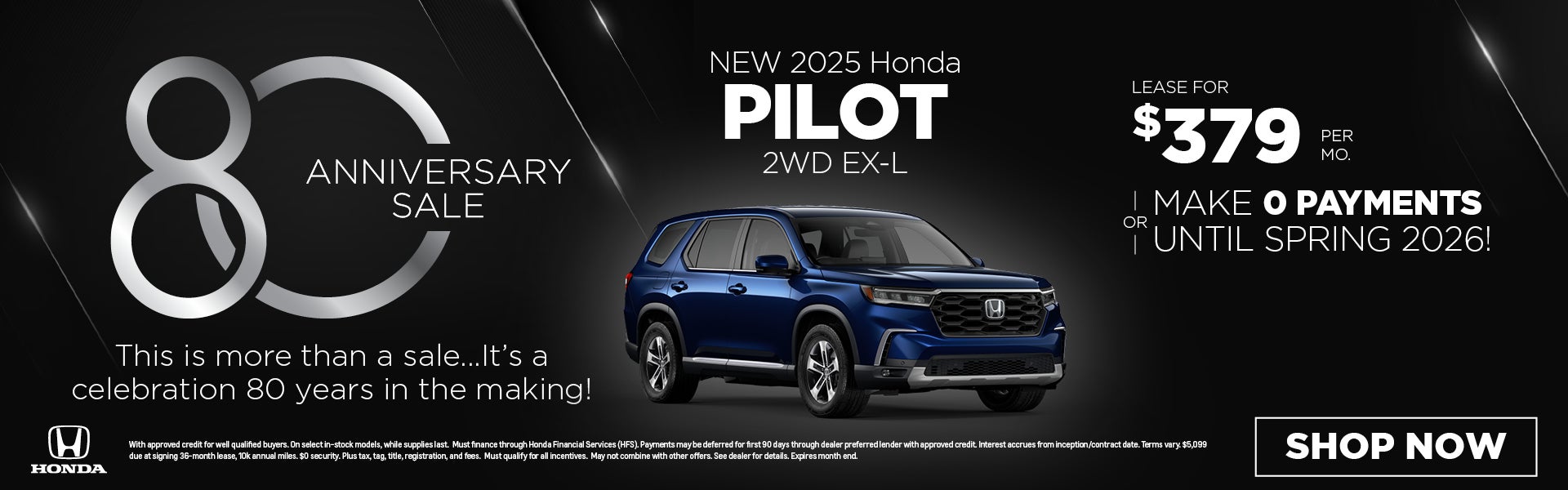 New 2025 Honda Pilot 2WD EX-L