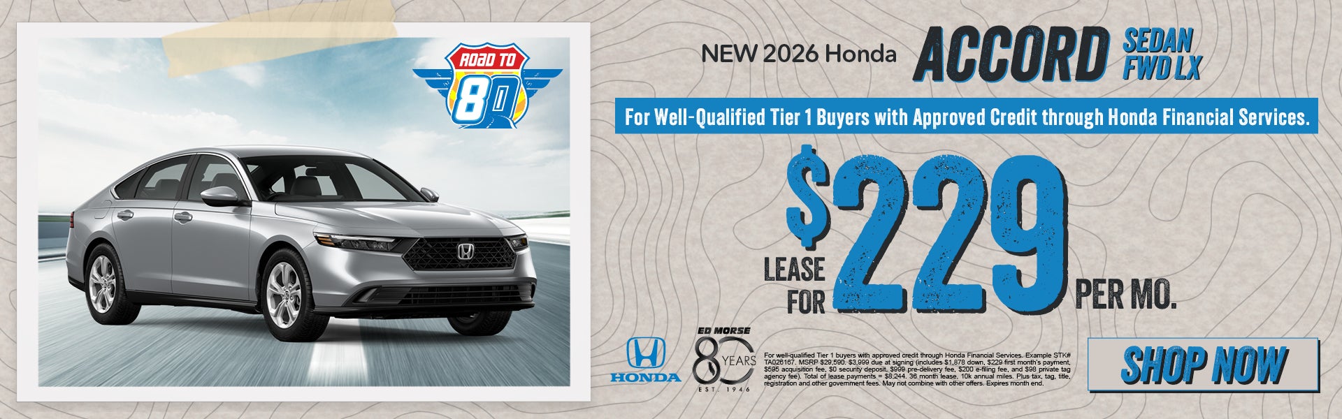 New 2026 Honda Accord Sedan FWD LX