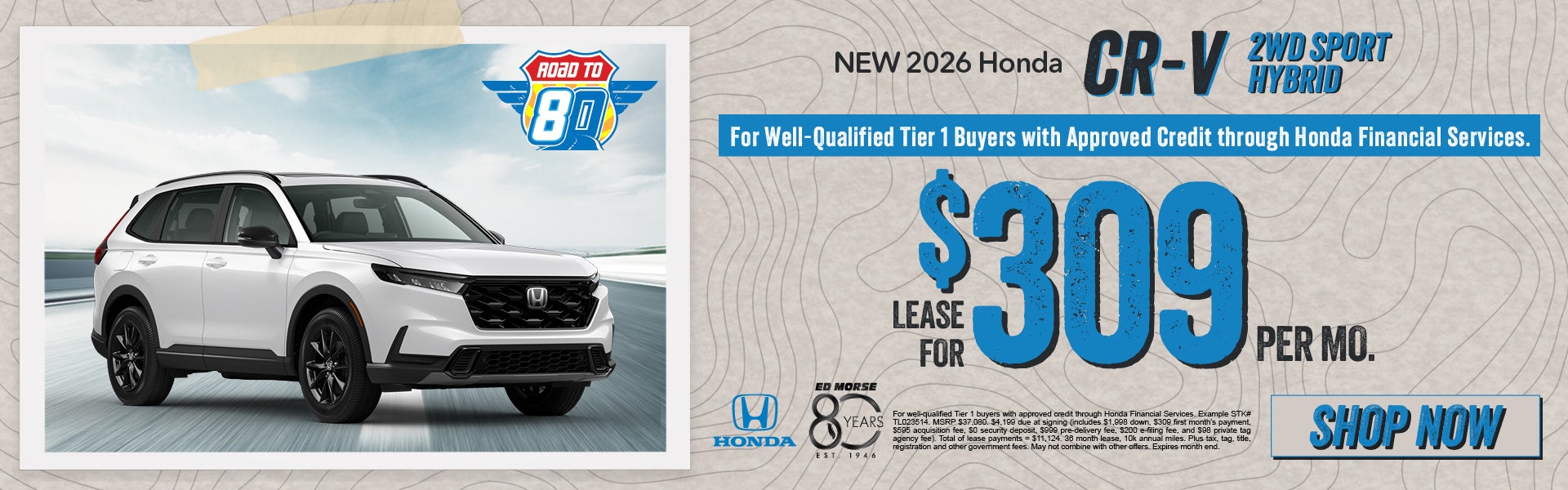 New 2026 Honda CR-V 2WD Sport Hybrid