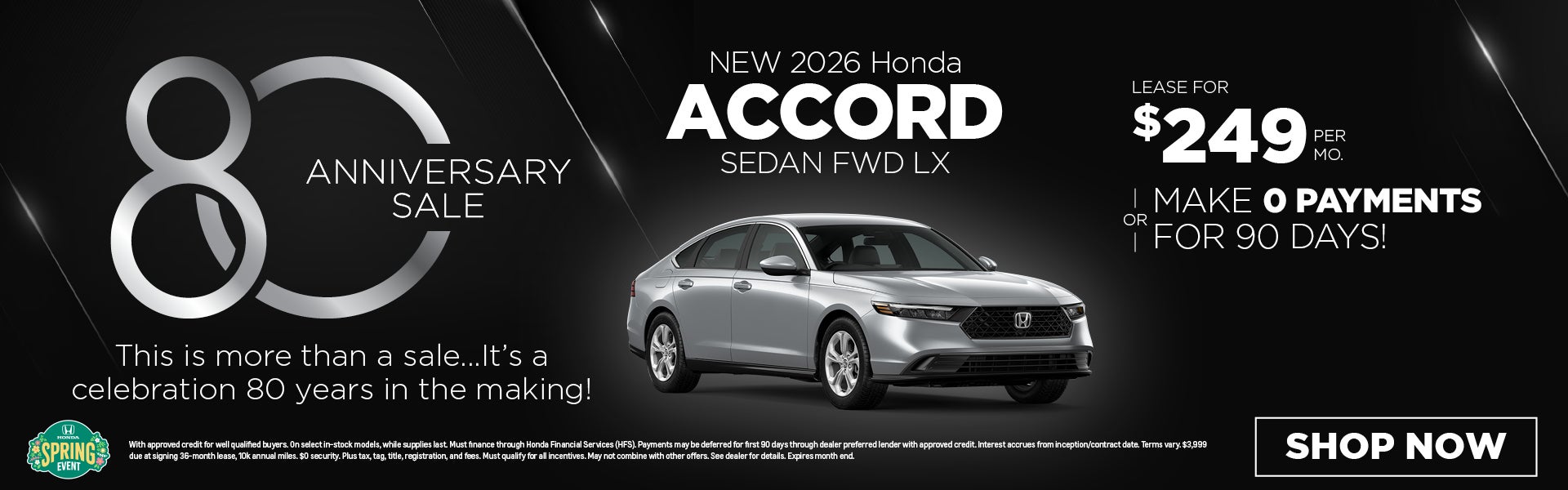 New 2026 Honda Accord Sedan FWD LX